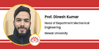 Mewar University, Chittorgarh, Head of Mechanical Engineering Department: Prof. Dinesh Kumar Interview